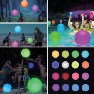 Balon Gonflabil LED cu Telecomandă, Diametru 40 cm