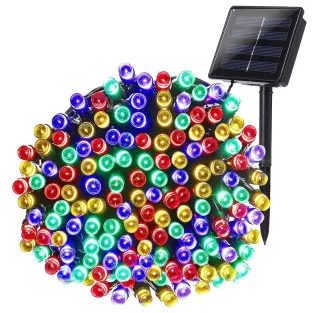 Set 2 x Instalatie LED pentru exterior cu incarcare solara, multicolor 2