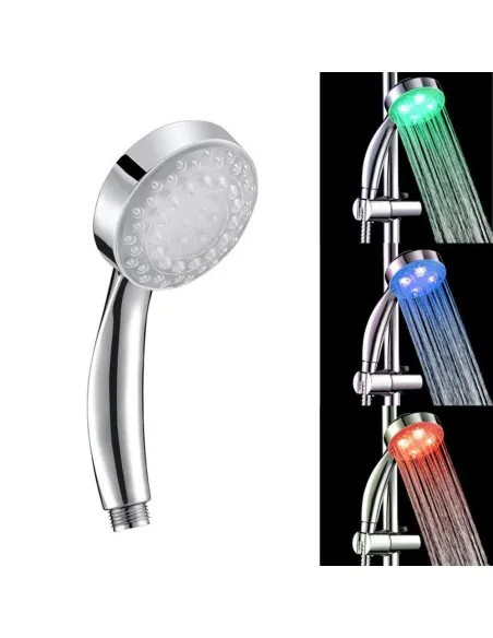 Cap de dus cu led colorat