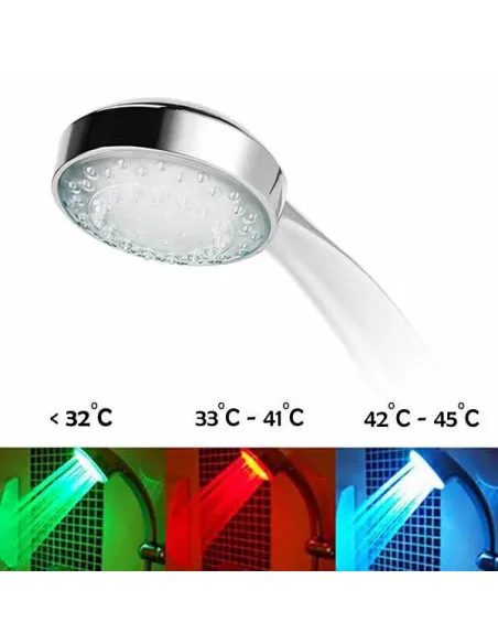 Cap de dus cu led colorat