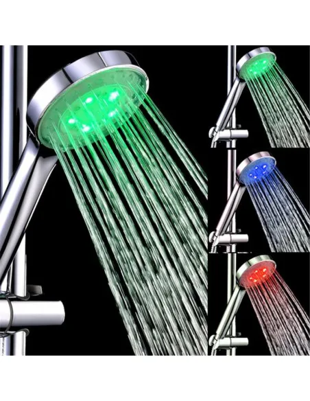 Cap de dus cu led colorat