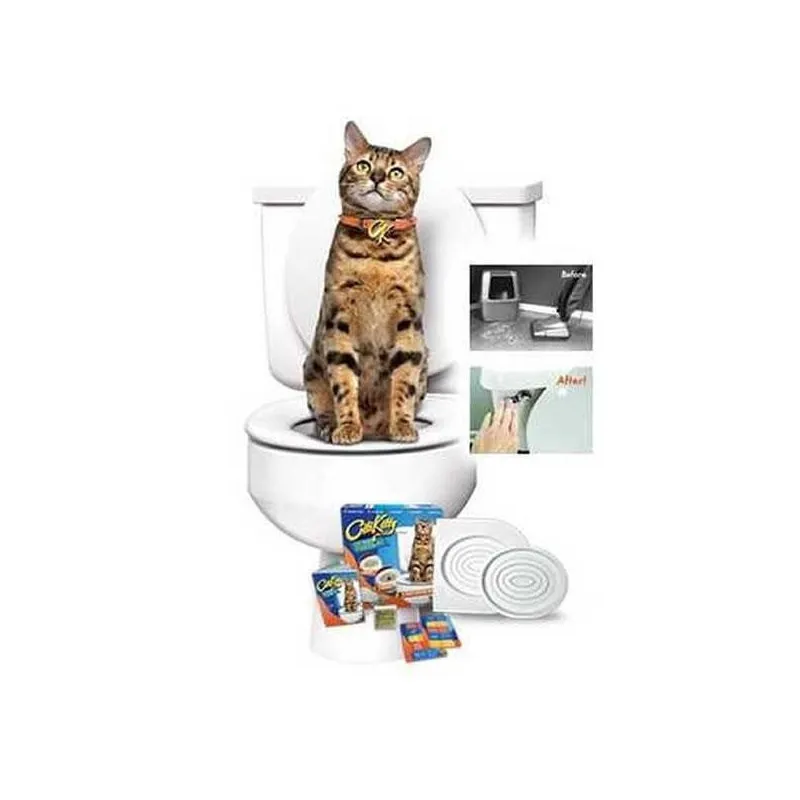 Kit pentru educarea pisicilor la toaleta