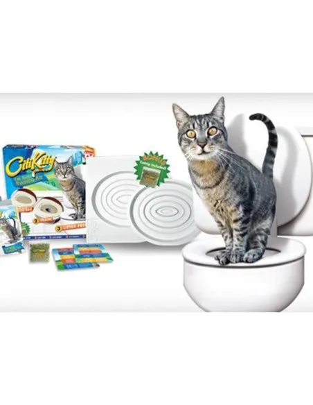 Kit pentru educarea pisicilor la toaleta