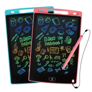 Set 2 Tablete Grafice LCD Digitab pentru Scris și Desenat, Stylus Integrat, Baterie Inclusă