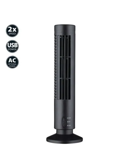Ventilator Turn, Coloană 33cm, Oscilație 90°, 3 Viteze, Silențios