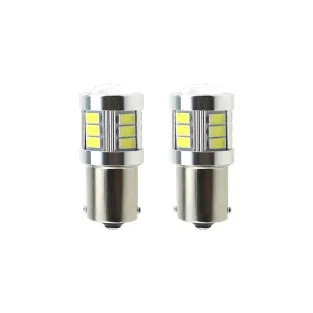 Set 2 x Becuri auto LED, 18 SMD, lupa, 12-24V