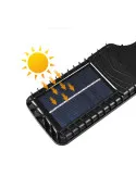 Set 5 Lămpi Solare de Perete, 72 LED-uri, 50W, Telecomandă, Senzor Mișcare, 3 Moduri, IP65