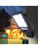 Set 5 Lămpi Solare de Perete, 72 LED-uri, 50W, Telecomandă, Senzor Mișcare, 3 Moduri, IP65