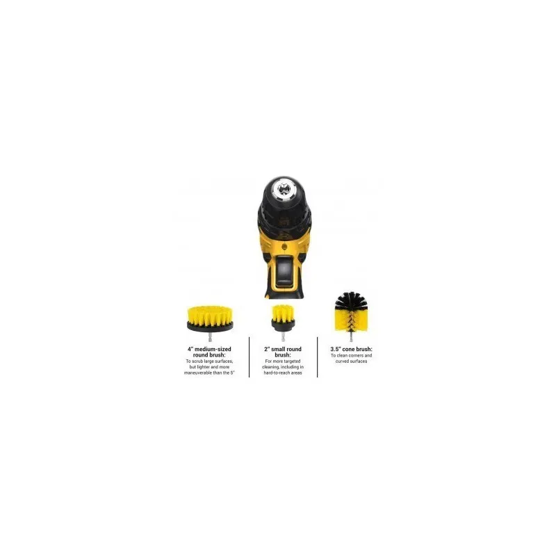 Cumpara Set 3 perii curatare cu adaptor pentru