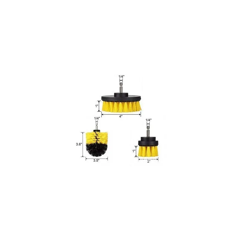 Cumpara Set 3 perii curatare cu adaptor pentru
