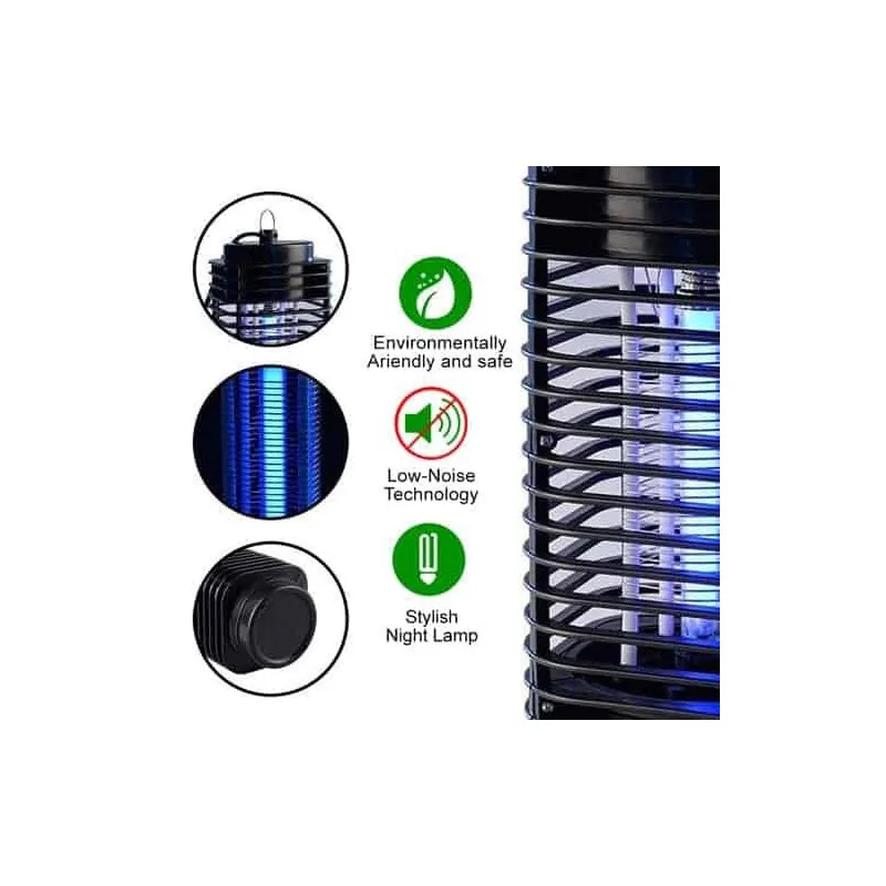 2 x Felinar electric UV importiva insectelor , Lampa Mosquito Killer hexagon