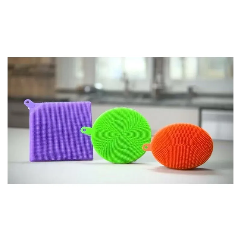 Set 3 bureti de vase din silicon