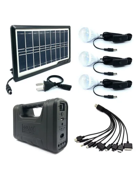 Cumpara Kit lanterna cu panou solar, 3 becuri