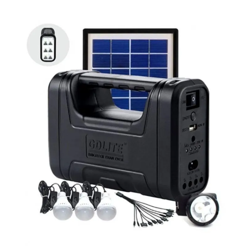 Cumpara Kit lanterna cu panou solar, 3 becuri