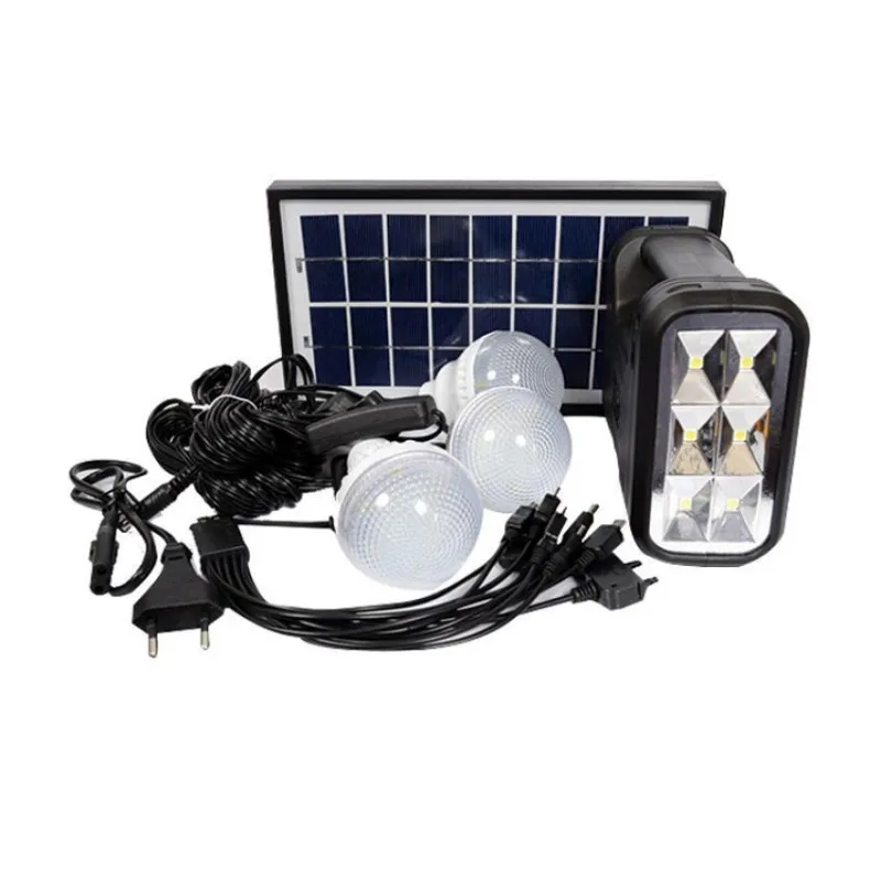Cumpara Kit lanterna cu panou solar, 3 becuri