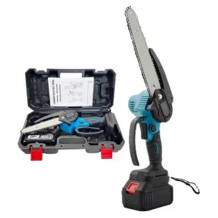 Mini Fierăstrău cu Acumulator DASGUT™, 48V, Lamă 20 cm, 2 Acumulatori 13.000 mAh, Sistem de Ungere