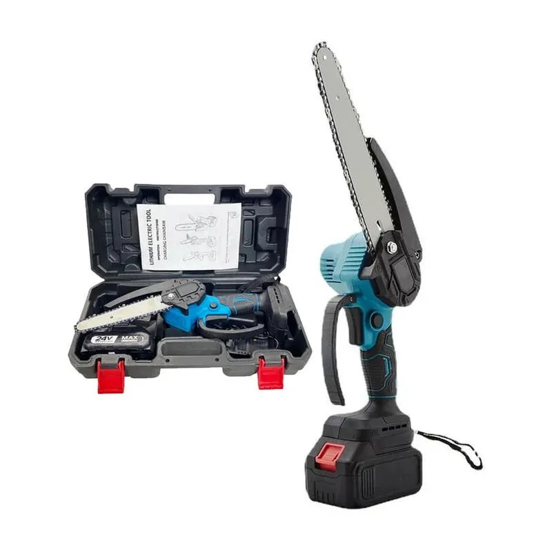 Mini Fierăstrău cu Acumulator DASGUT™, 48V, Lamă 20 cm, 2 Acumulatori 13.000 mAh, Sistem de Ungere