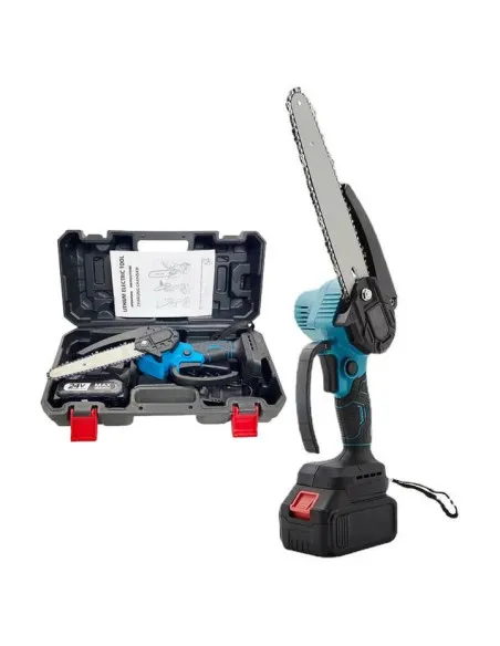 Mini Fierăstrău cu Acumulator DASGUT™, 48V, Lamă 20 cm, 2 Acumulatori 13.000 mAh, Sistem de Ungere