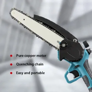 Mini Fierăstrău cu Acumulator DASGUT™, 48V, Lamă 20 cm, 2 Acumulatori 13.000 mAh, Sistem de Ungere 2