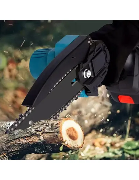 Mini Fierăstrău cu Acumulator DASGUT™, 48V, Lamă 20 cm, 2 Acumulatori 13.000 mAh, Sistem de Ungere