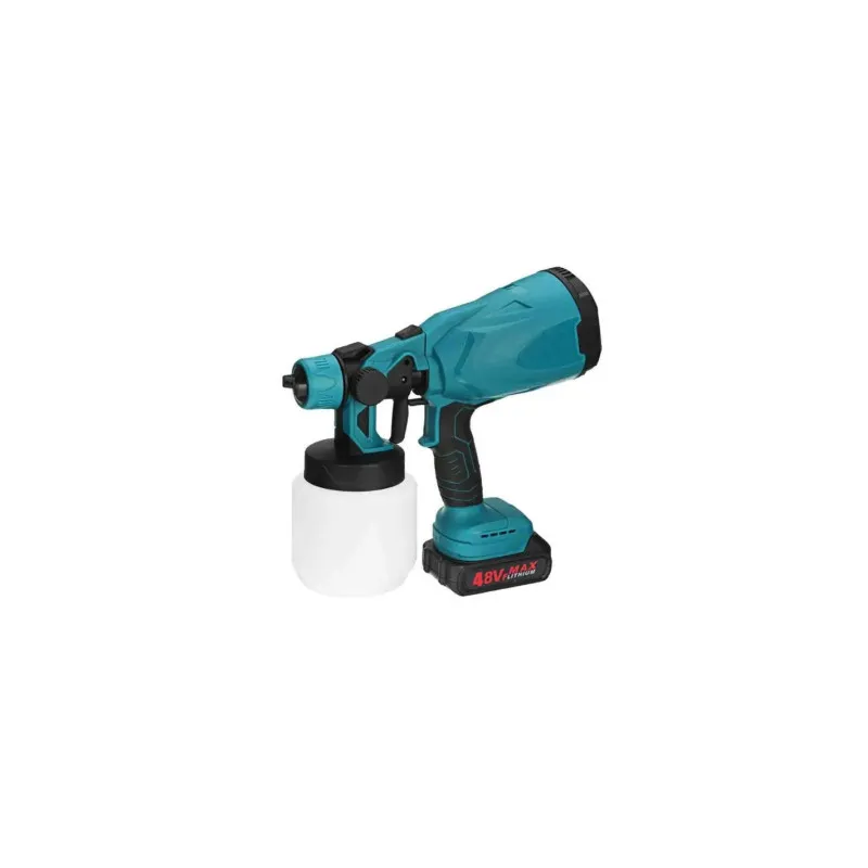 Pistol de Vopsit cu Acumulator DASGUT 24V, 2 Baterii, Rezervor 800 ml, 650 ml/min