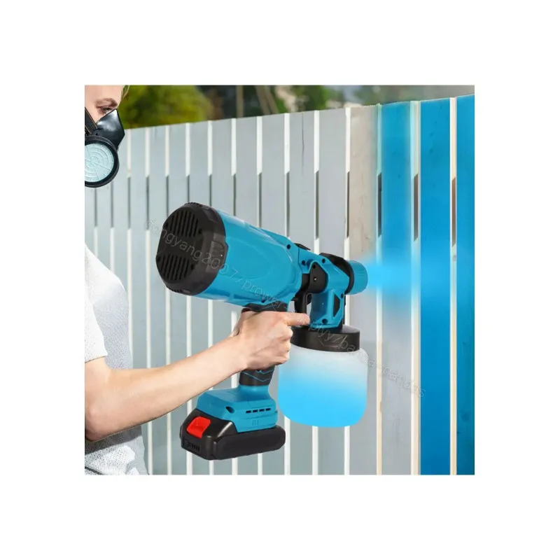 Pistol de Vopsit cu Acumulator DASGUT 24V, 2 Baterii, Rezervor 800 ml, 650 ml/min