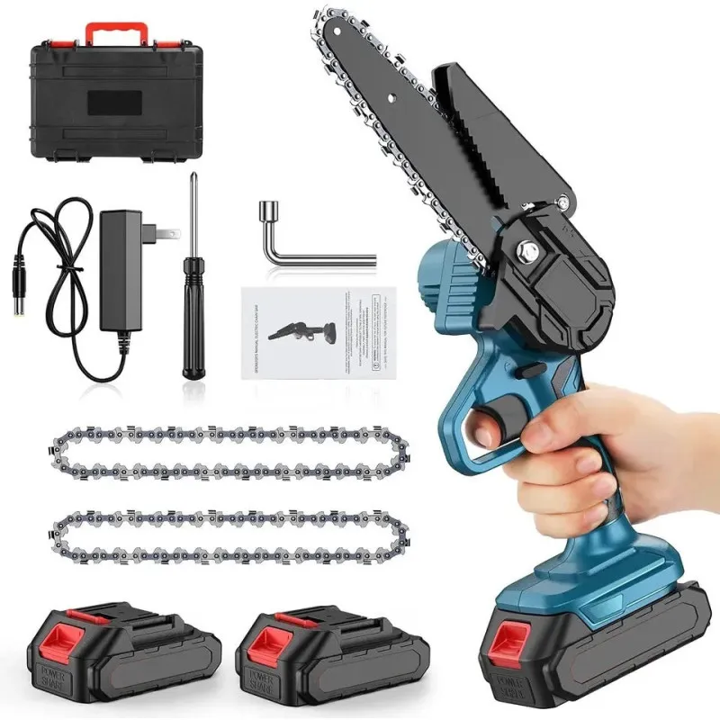 Mini Fierastrau cu lama 15 cm , 2 Acumulatori 48V , DASGUT