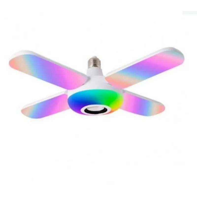 Lampa muzicala Bluetooth cu ventilator si