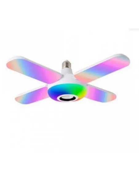 Lampa muzicala Bluetooth cu ventilator si