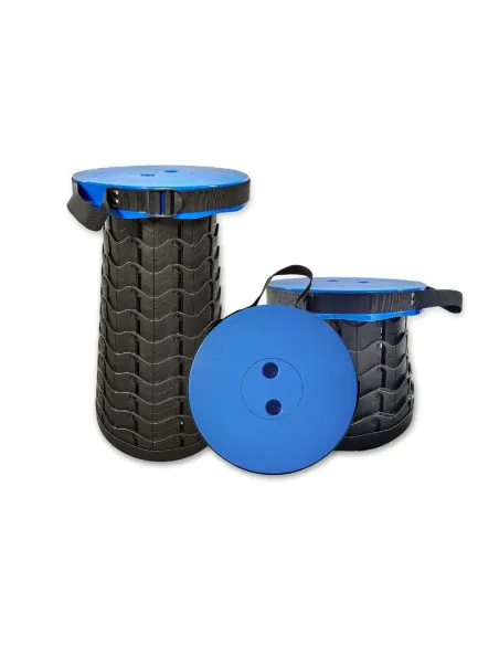 Taburet/Scaun pliabil portabil, retractabil, telescopic, pentru exterior