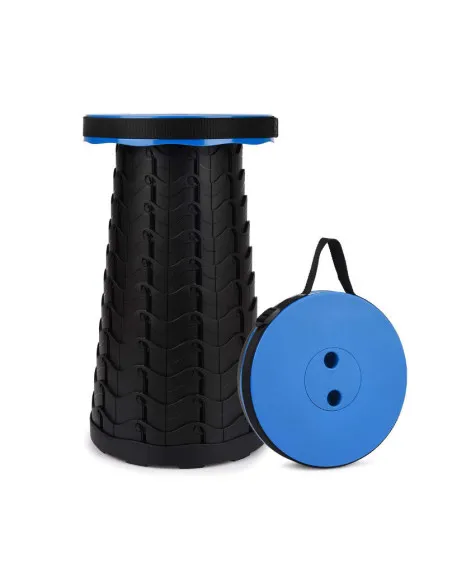 Taburet/Scaun pliabil portabil, retractabil, telescopic, pentru exterior
