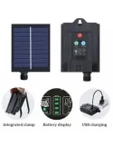 Instalație solară 500 LED – 50m Alb Rece , panou mare, controler, alimentare solară + USB
