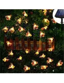 Set 2 x Instalație Solară Decorativă cu Albinuțe, 50 LED-uri, 6.5 m, 8 Moduri