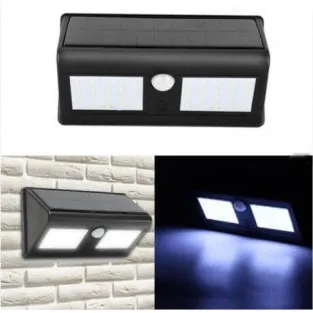 Lampa dubla 40 LED, incarcare solara si senzor 2