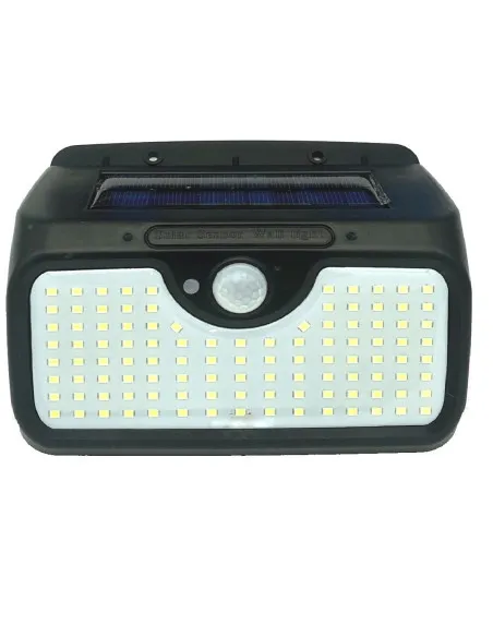 Lampa cu panou solar, 107 LED-uri si senzor de