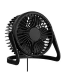 Mini Ventilator USB Negru pentru Birou