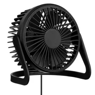 Mini Ventilator USB Negru pentru Birou