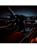 Banda decorativa auto LED 3 metri, pentru interior