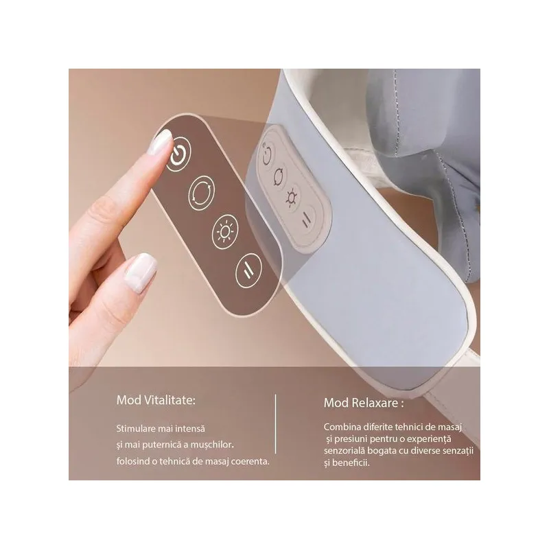 Aparat de masaj profesional electric , pentru umeri si gat , functie de incalzire