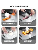 Set 3 tocătoare din inox, impermeabile, cu utilizare pe ambele fețe – 34×23 / 30×20 / 24×15 cm