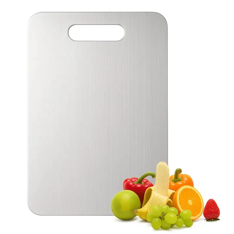 Set 3 tocătoare din inox, impermeabile, cu utilizare pe ambele fețe – 34×23 / 30×20 / 24×15 cm