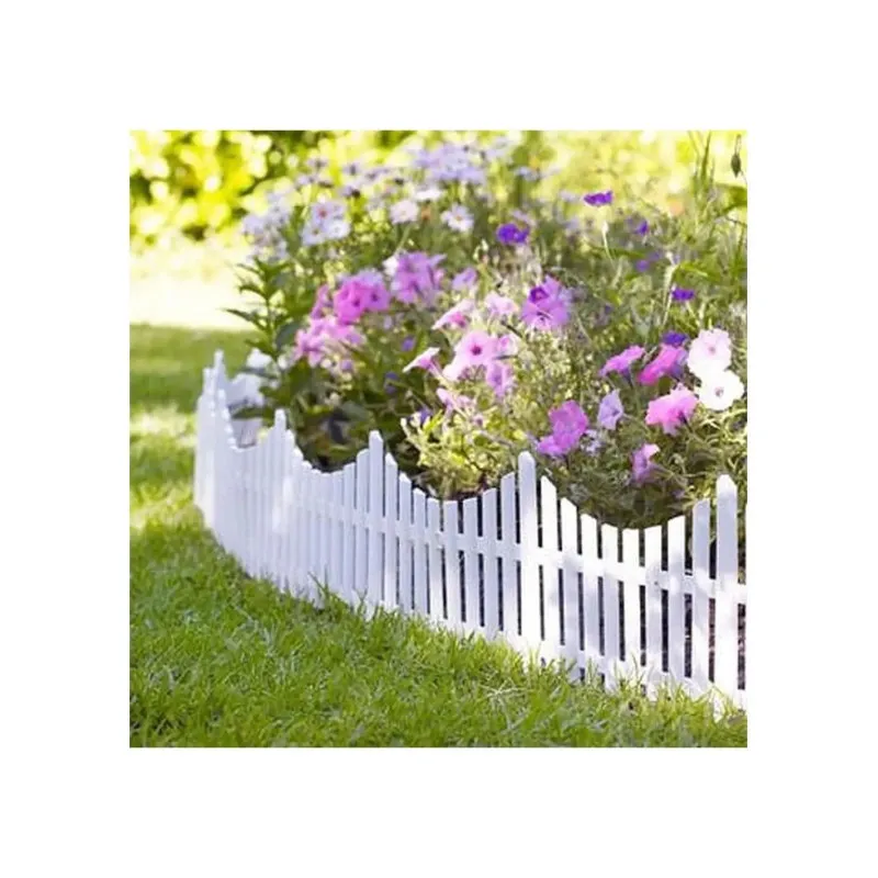 Set 5 garduri decorative din plastic, 60 x 32 cm, ALB