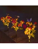 Set 2x lampa solara decorativa Fluturi, Led, multicolor, IP66, 70cm
