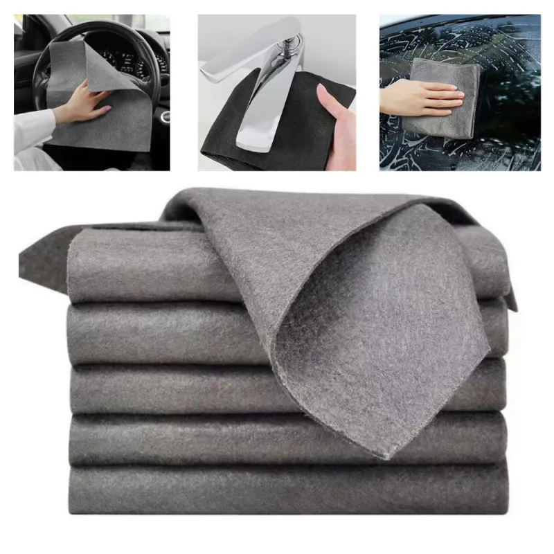 Set 10 Lavete Magice Microfibra 30x30 | Curățare Fără Scame