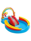 Piscina gonflabila cu tobogan