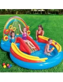 Piscina gonflabila cu tobogan