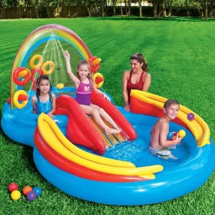 Piscina gonflabila cu tobogan 2
