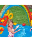 Piscina gonflabila cu tobogan