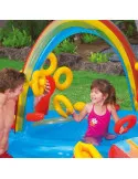 Piscina gonflabila cu tobogan