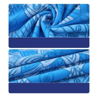 Set 4 prosoape pentru plaja, din microfibra, diverse culori si modele 2